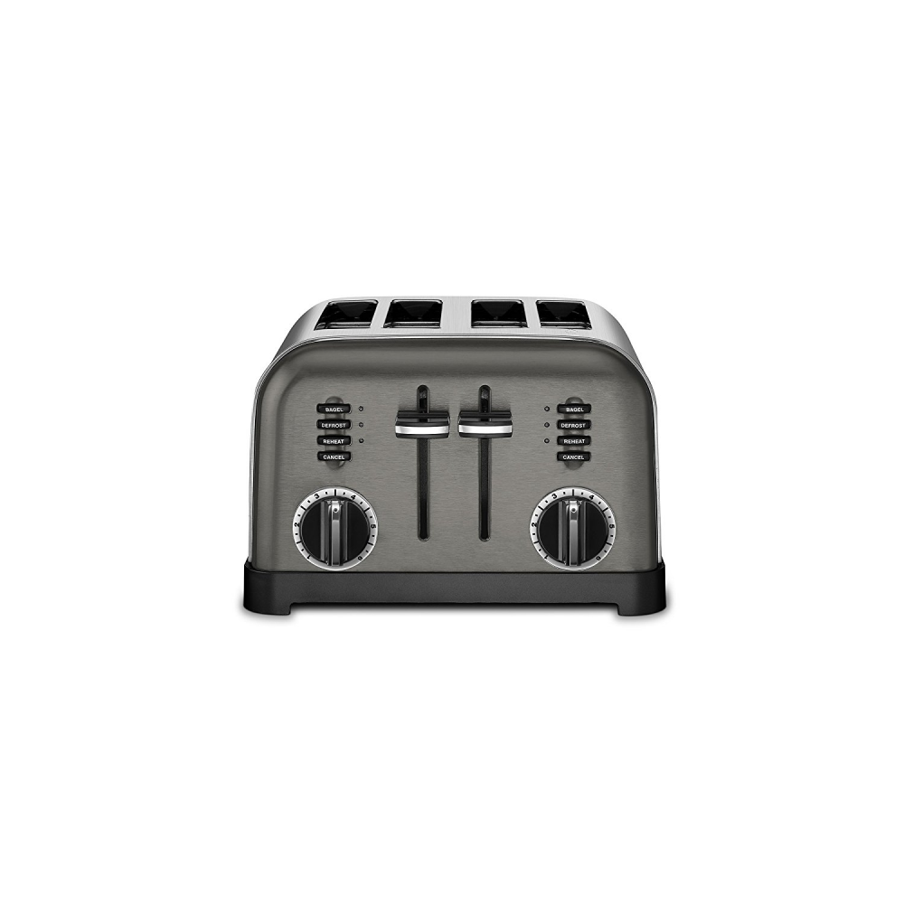 Conair Cuisinart Cpt-180bks Metal Classic Toaster 4 Slice Stainless - Black