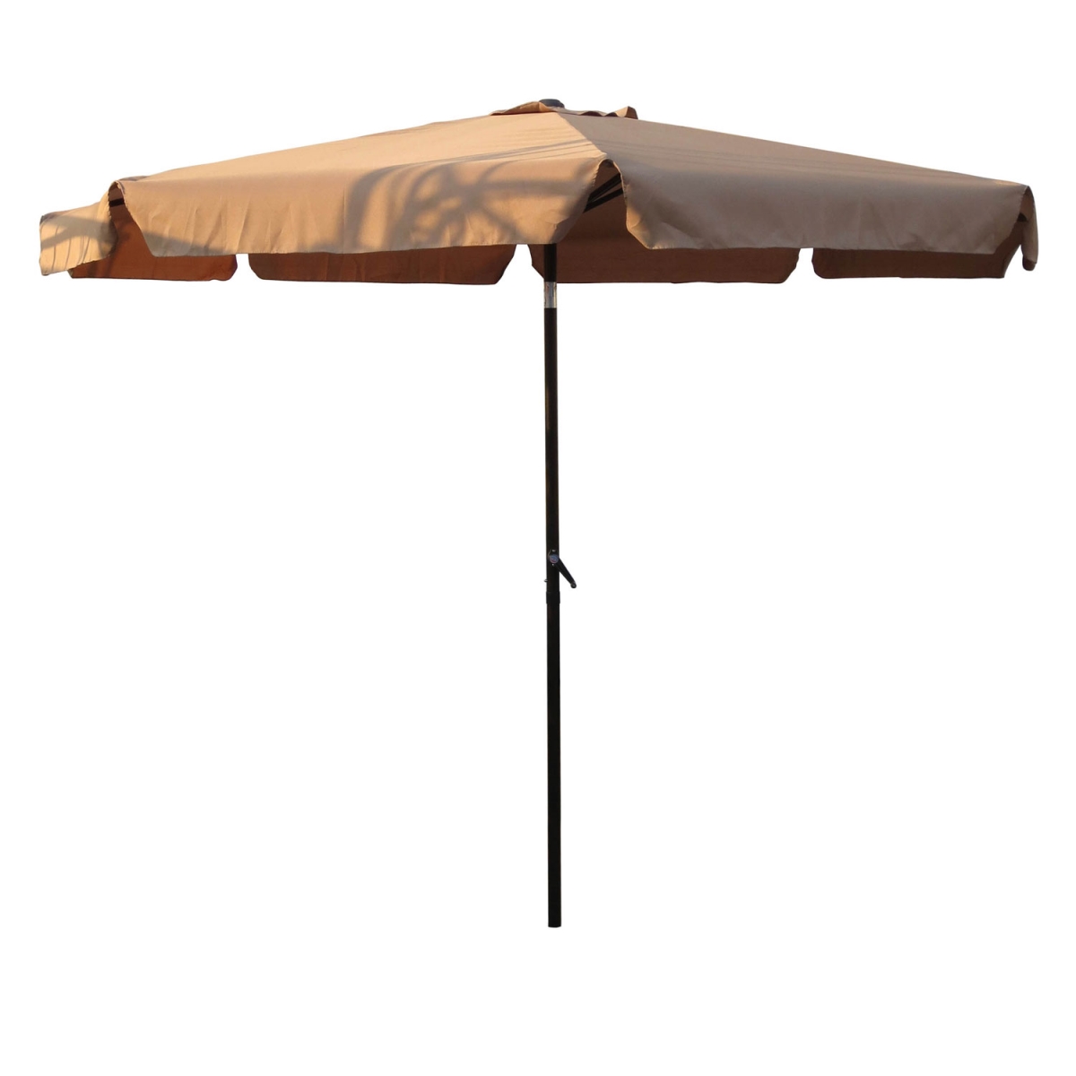 Yf-1104-3m-kh 10 Ft. Outdoor Aluminum Umbrella With Flaps, Khaki