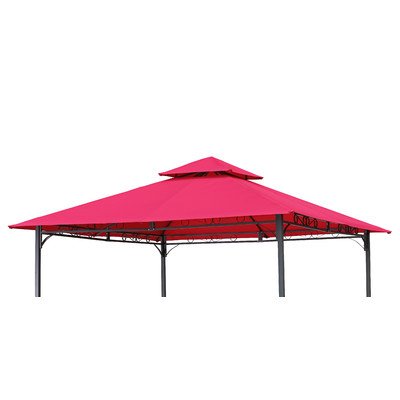 Yf-3136b-cnp- Cb 10 Ft. Gazebo Canopy St. Kitts Replacement Top, Cranberry
