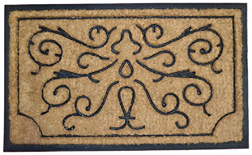 Imports Decor 726RBCM Swirls and Twirls Door Mat