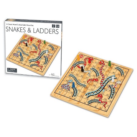 1245 Wooden Snakes & Ladders
