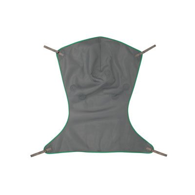 Invacare 2485778 Comfort Spacer Sling, Gray With Green Binding - Large