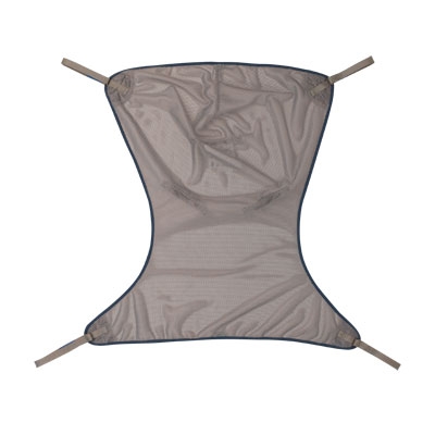 Comfort Net Sling, Gray With Navy Binding - Small
