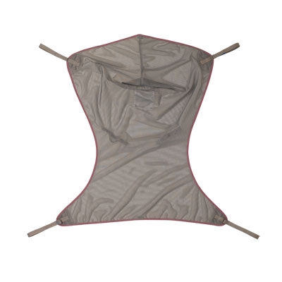 Invacare 2485969 Comfort Net Sling, Gray With Purple Binding- Medium