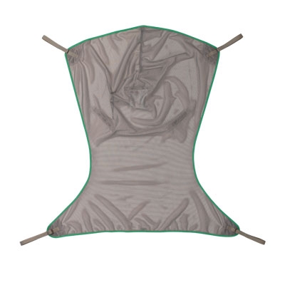 Invacare 2485970 Comfort Net Sling, Gray With Green Binding - Large