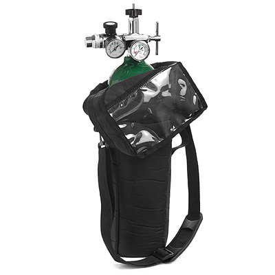 Invacare Hp5102 Nylon Shoulder Bag For D Oxygen Cylinder, Black