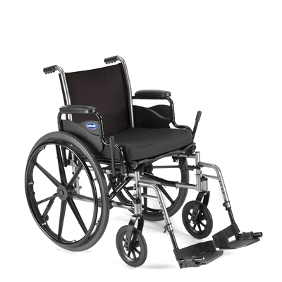 Invacare Trsx50fbp 20 X 16 In. Tracer Sx5 Wheelchair With Flip-back Desk Length Arms - Silver Vein