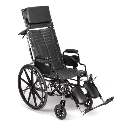 Invacare Trsx5rc6p 16 X 16 In. Tracer Sx5 Recliner Wheelchair - Silver Vein
