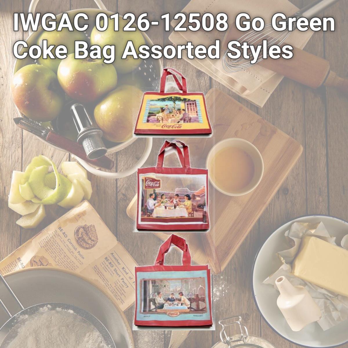 Picture of IWGAC 0126-12508 Go Green Coke Bag Assorted Styles