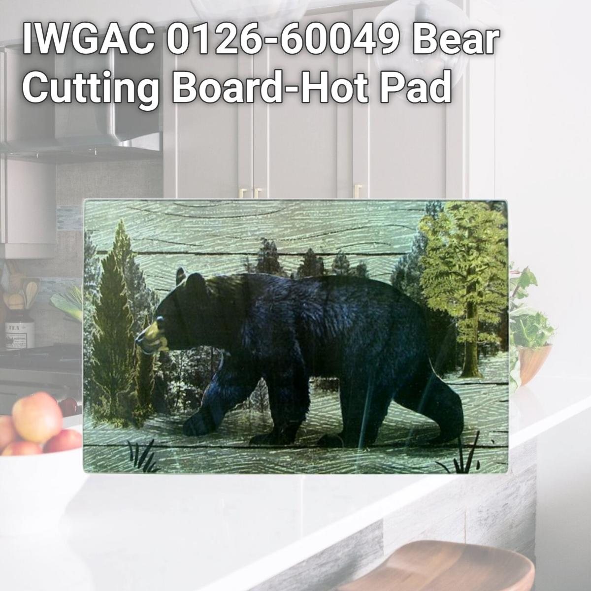 Picture of IWGAC 0126-60049 Bear Cutting Board-Hot Pad