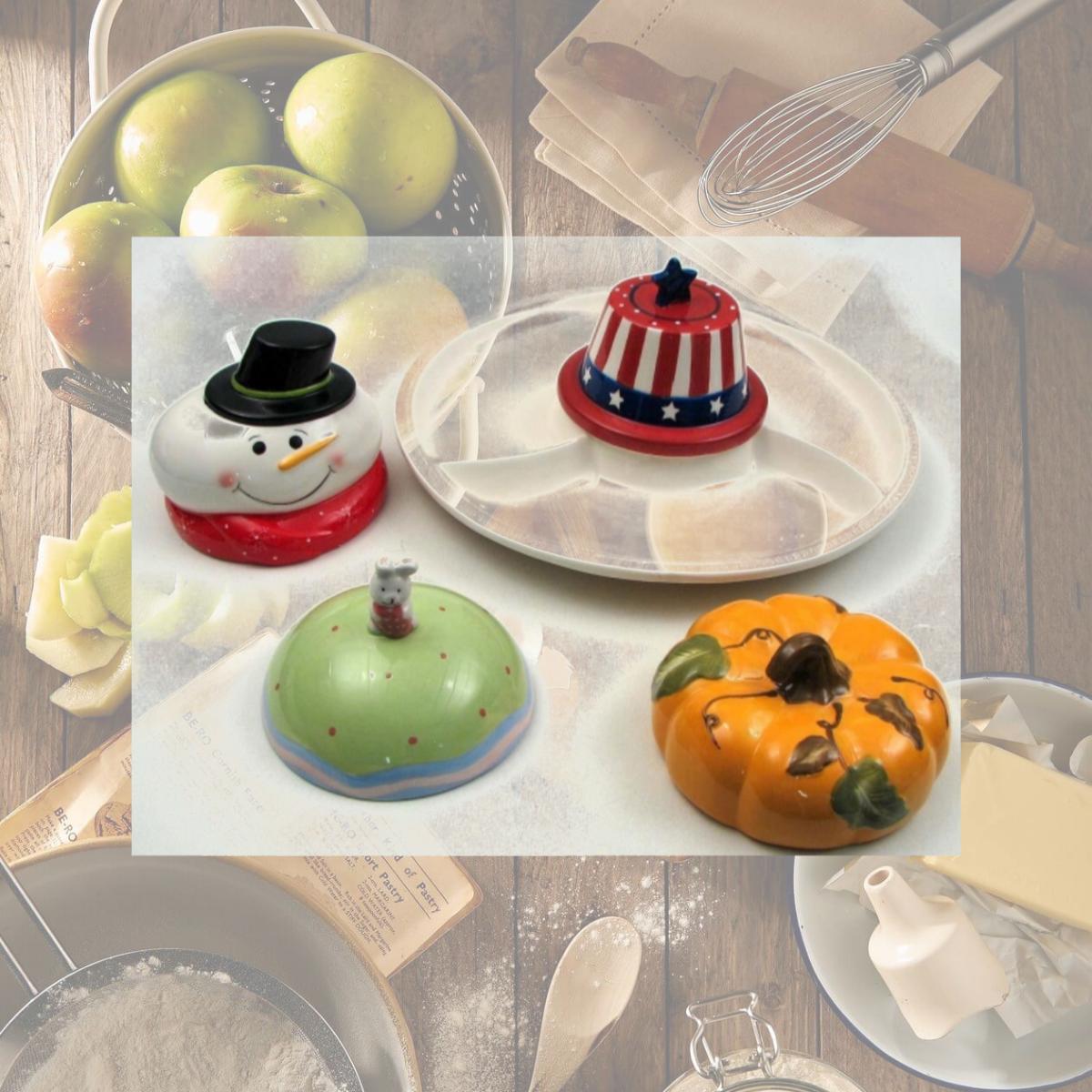 Picture of International Wholesale Gifts 049-94675 4 Season Ceramic Chip N Dip Set