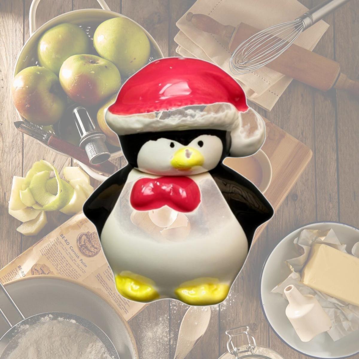 Picture of IWDSC 0179-3578 Christmas Penguin Salt and Pepper Set