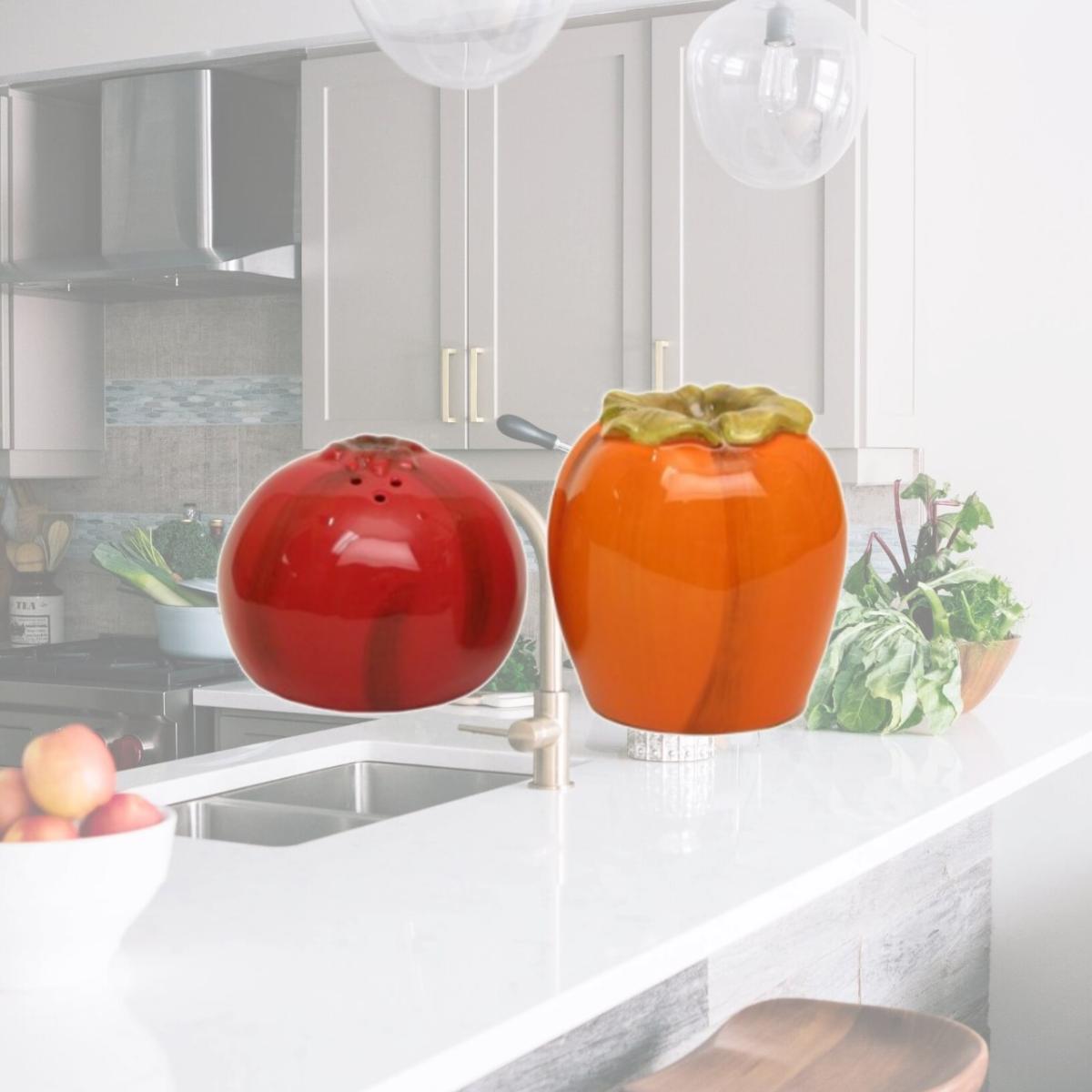 Picture of Pomegranates & Persimmons Salt & Pepper Set