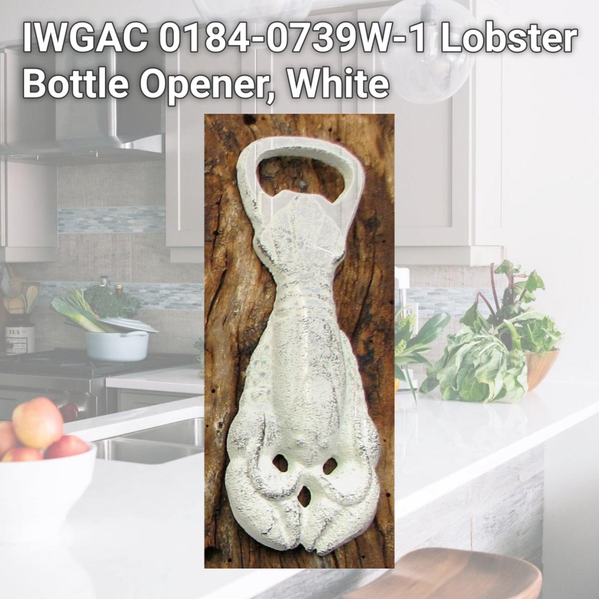 Picture of IWGAC 0184-0739W-1 Lobster Bottle Opener, White