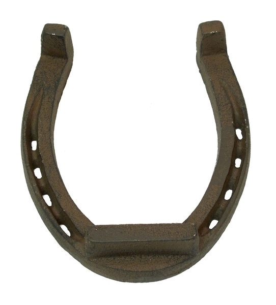 0170j-05632 Extra Large Cast Iron Horse Shoe - Set Of 2