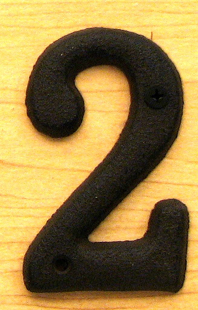 0184j-13021-2 Solid Cast Iron Number 2