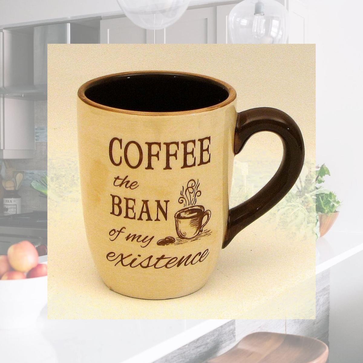 Picture of IWGAC 049-15141C Coffee Mug The Bean of my Existence - Brown