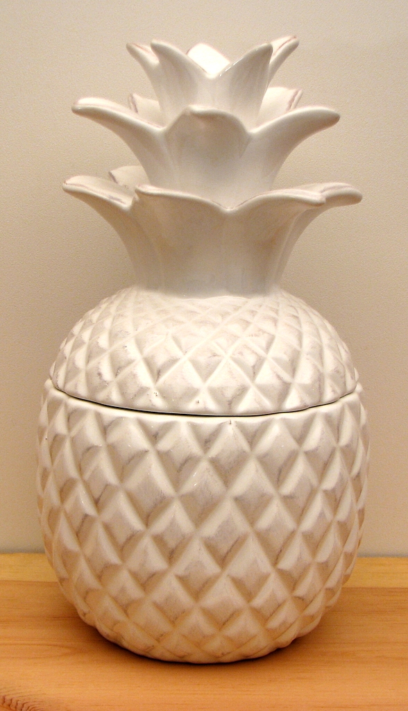 049-17316 Ceramic Pineapple Jar