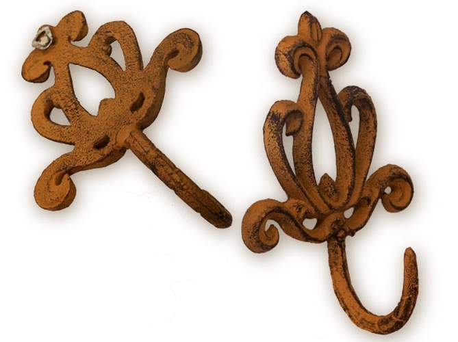 0170k-01622-2 French Style Wall Hook, Set Of 2