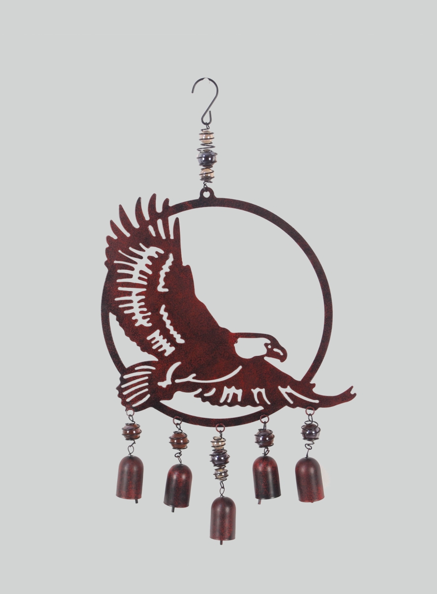 049-78526 Soaring Eagle With Camel Bell Chimes