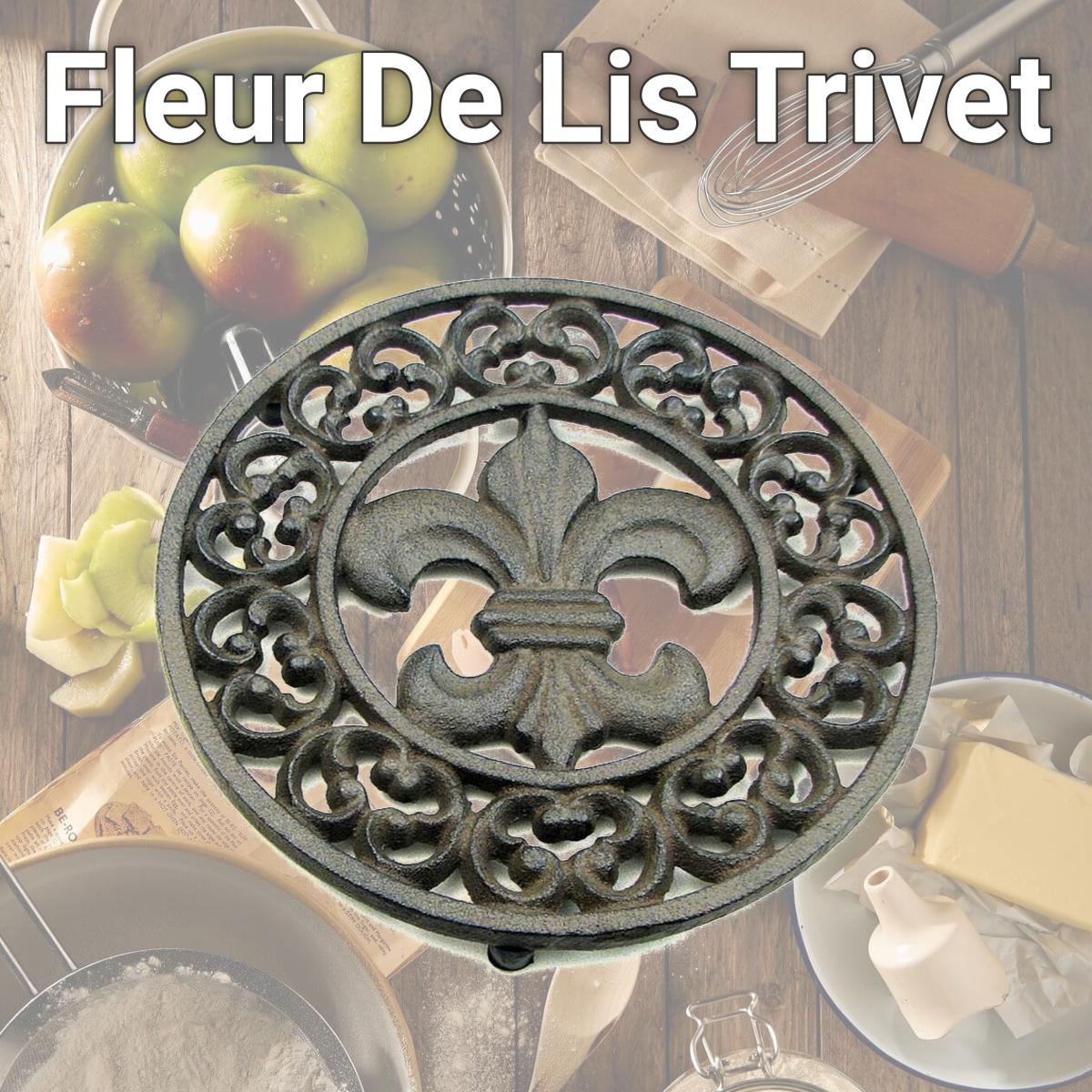 Picture of IWGAC 0184J-0201 Fleur De Lis Trivet