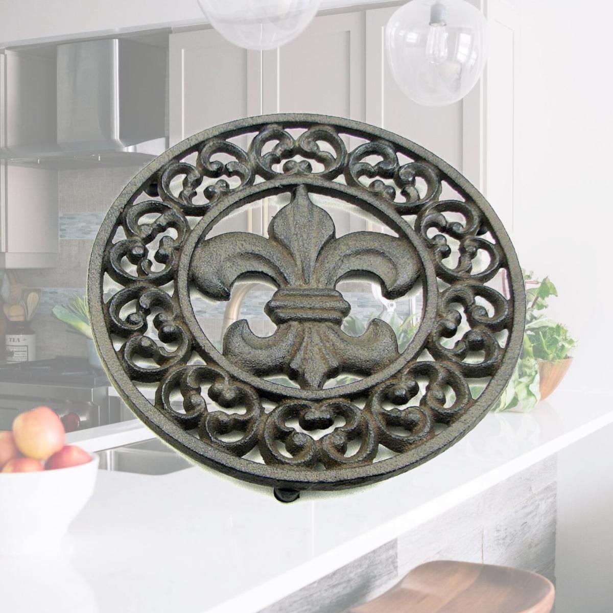 Picture of IWGAC 0184J-0201 Fleur De Lis Trivet