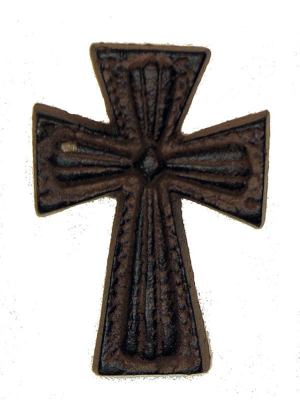0170j-02116 Small Cast Iron Nail Cross