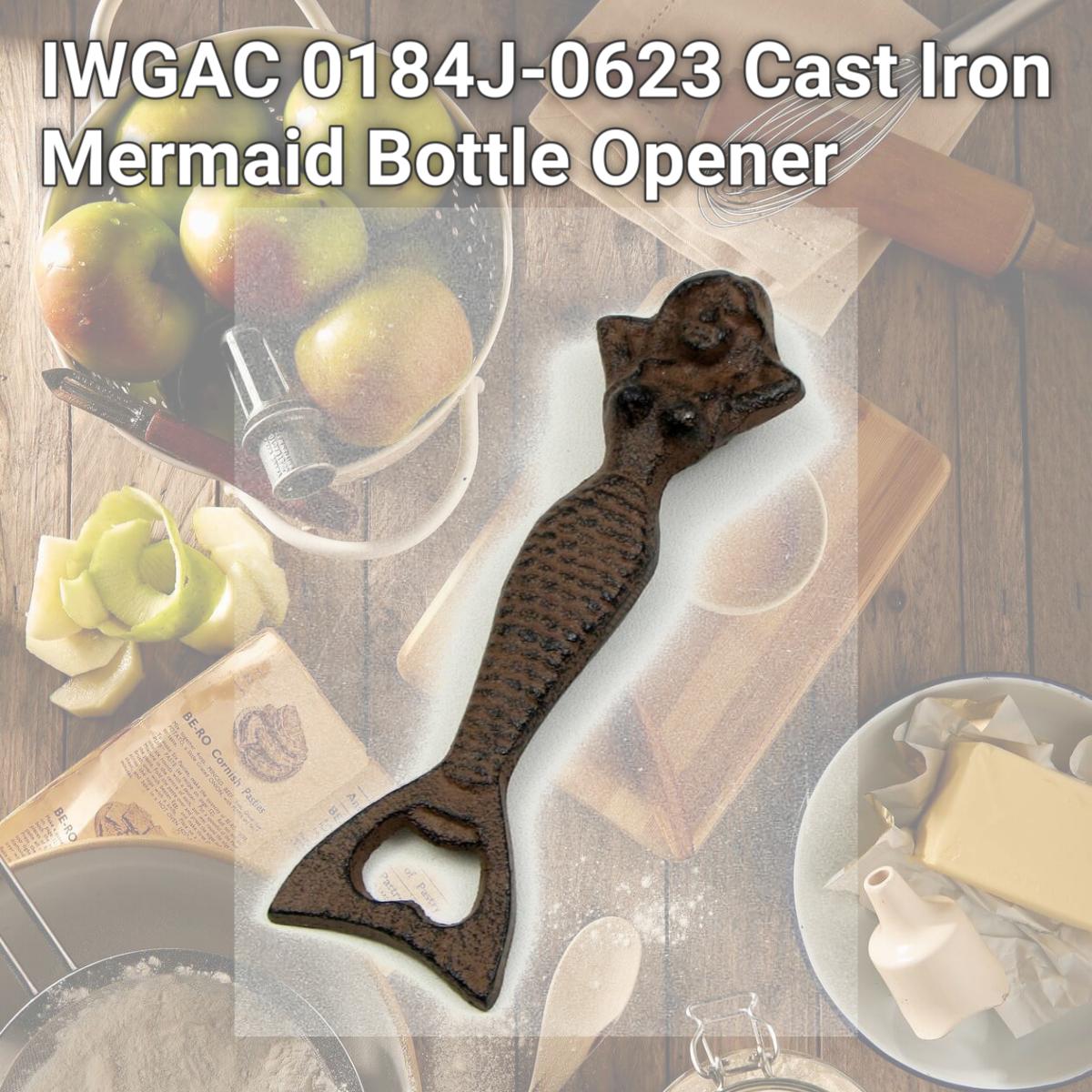 Picture of IWGAC 0184J-0623 Cast Iron Mermaid Bottle Opener