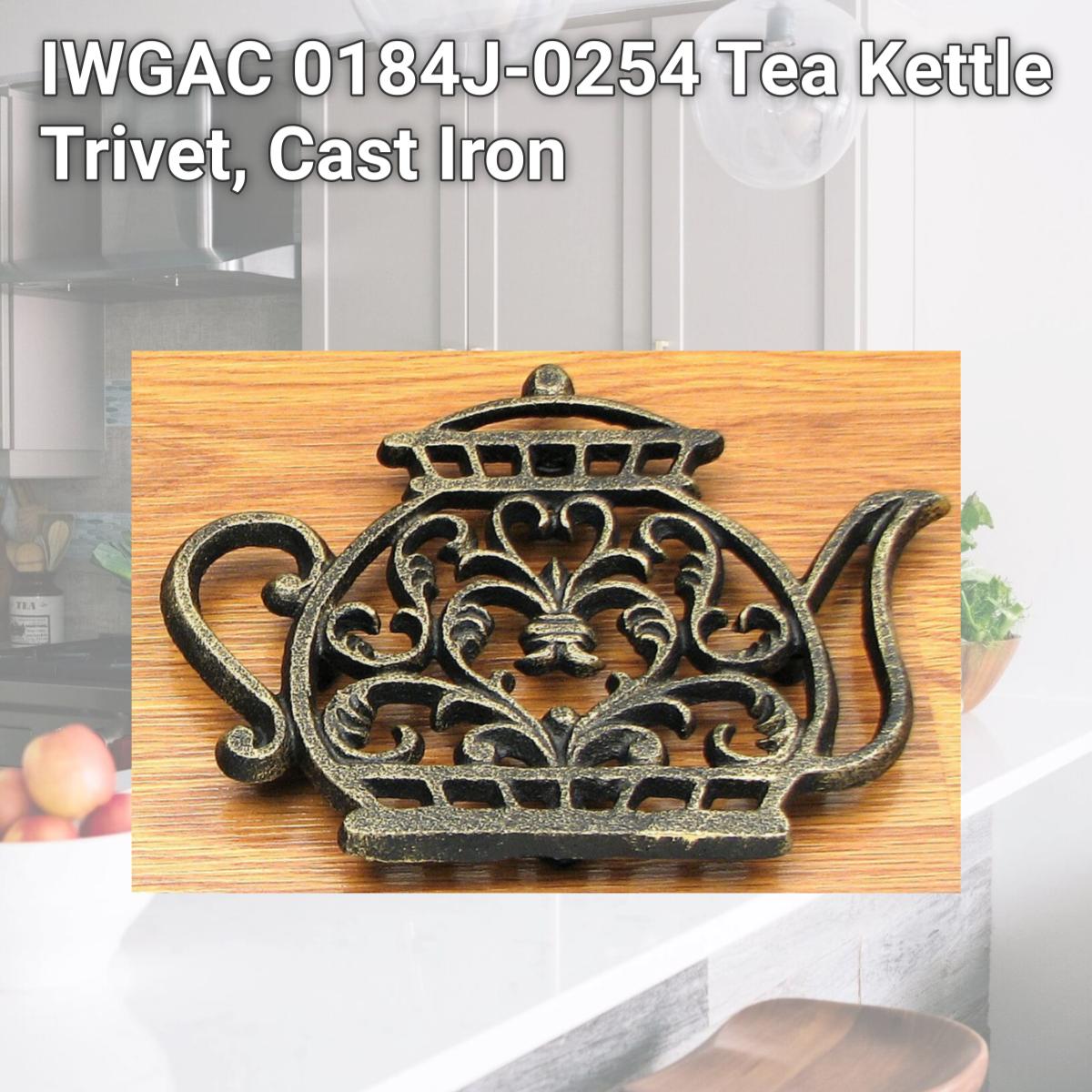 Picture of IWGAC 0184J-0254 Tea Kettle Trivet, Cast Iron