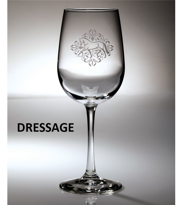 3941-d Dressage Wine Glass