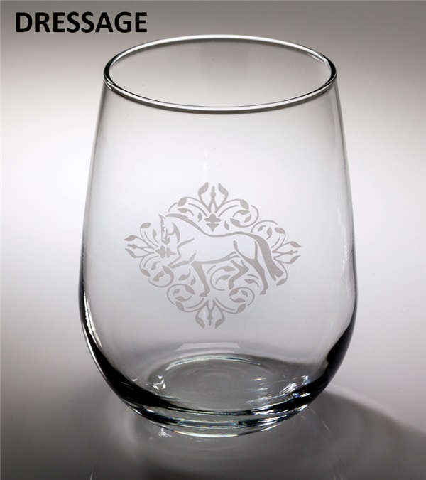 3942-d Stemless Dressage Wine Glass