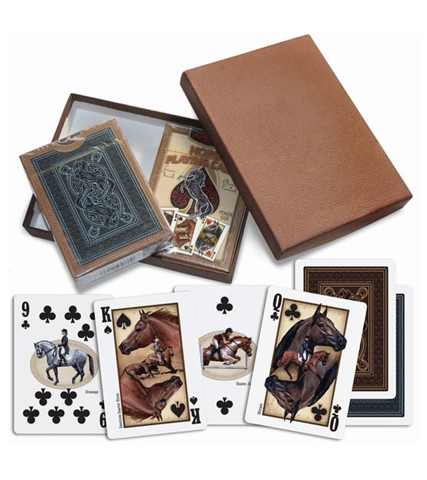3944 Horse Playing Cards Gift Box