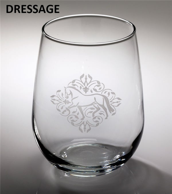 3942-g Stemless Gallop Wine Glass