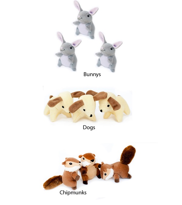 2720-pi Burrow Refill Plush Dog Toy For Pig