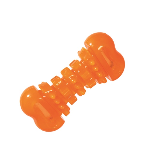 3665 Tough Rubber Treat Toy - 4.6 X 2.4 X 1.2 In.
