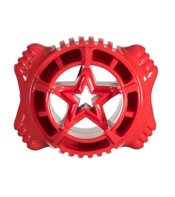 3792-re-l Star Ball, Red - Large - 4.5 In.