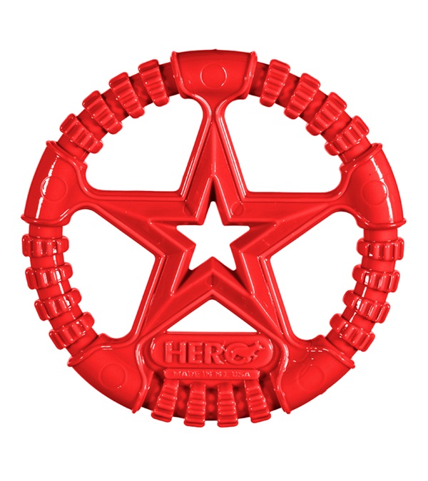 3794-re-l Star Ring, Red - Large - 6 In.