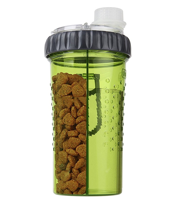 3953-gn 16 Oz Pet Snack-duo, Green