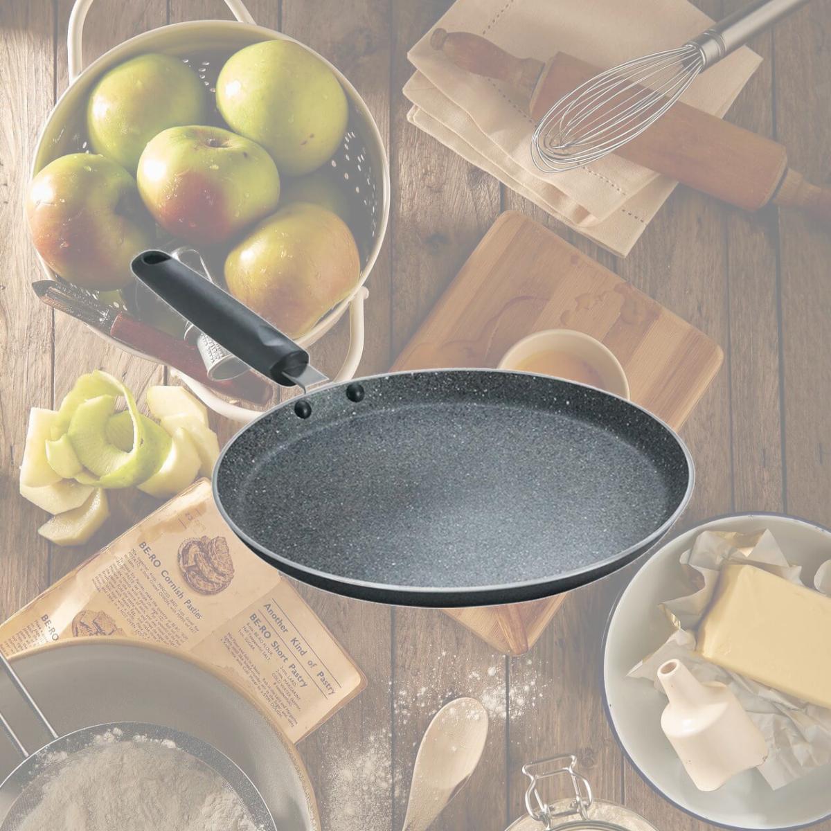 Picture of Prestige PRGK280 Prestige 280mm Omega Deluxe Granite Omni Non-Stick Dosa Tava/Griddle, 11'