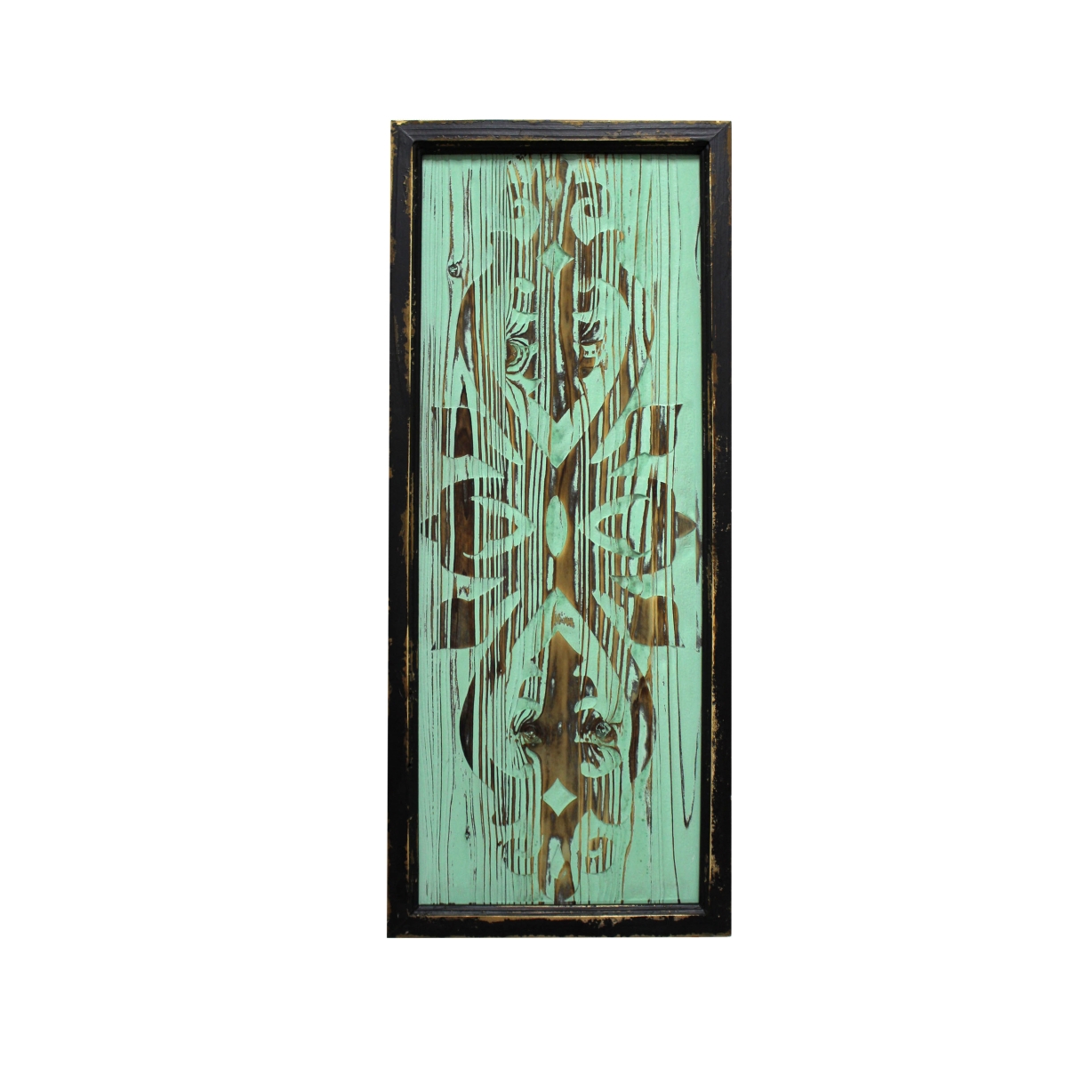 30 in. Wood Decor, Green
