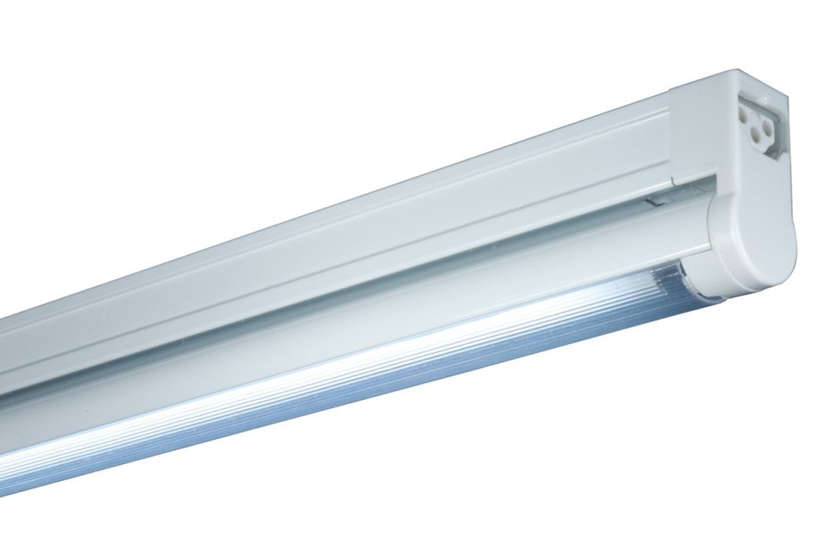 Jesco Lighting Sg4-12sw-64-w 12w 3-wire Grounded T4 Sleek Plus Fluorescent Undercabinet Fixture With Rocker Swithch - White