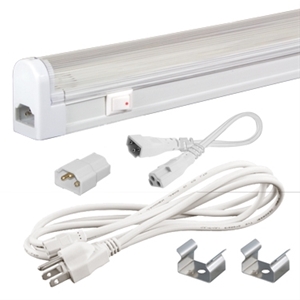 Jesco Lighting Sg5lv-14-41-wh 24w Sleek Plus Adjustable 24v Low Voltage T5 3-wire - 4100k, White