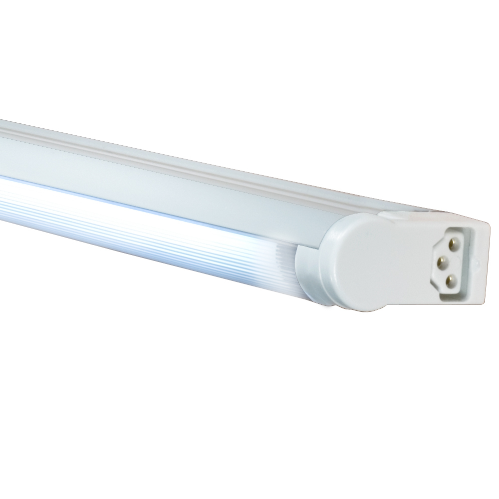 Jesco Lighting Sg5aho-24-64-wh 24w Adjustable High Output T5 Sleek Plus Fluorescent Undercabinet Fixture, White - 6400k