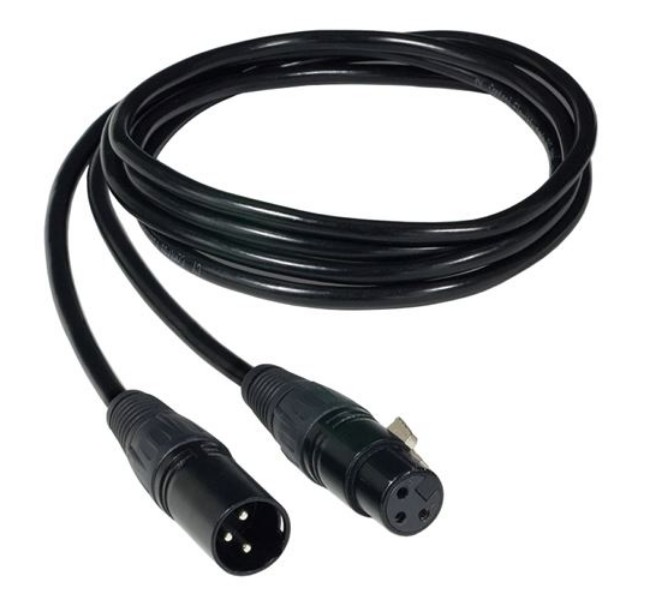 Jescolighting LCC-XLR3-EXT-32 Dmx Extension Cable Plug And Play - 3 ft. Jescolighting LCC-XLR3-EXT-32 Dmx Extension Cable Plug And Play - 3 ft.