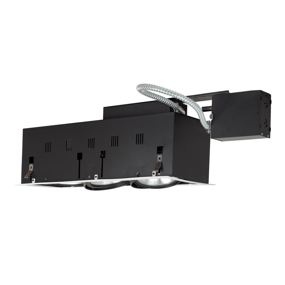 Mgrp38-3wb Three-light Double Gimbal Linear Recessed Fixture Line Voltage