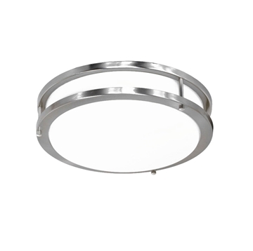 Jesco Lighting Cm403ps-4090-bn Contemporary Round Acrylic Ceiling, Brush Nickel