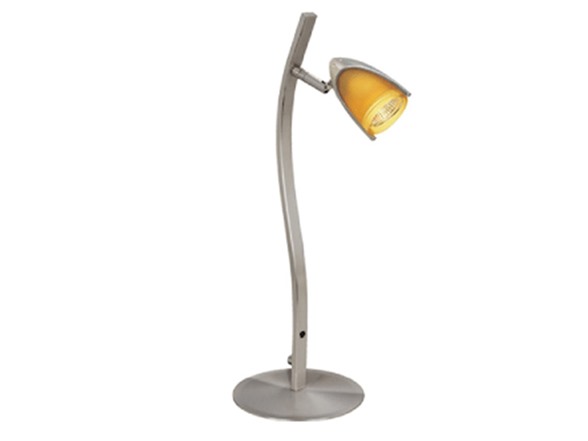 110 V & 50 Watt Claudine Desk Lamp, Amber