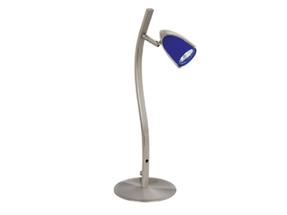 Jesco Lighting Ft138bu 110v Claudine Desk Lamp, 50w - Blue