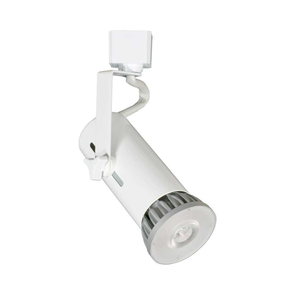 1-light Universal Lamp Holder Line Voltage Track Head, White