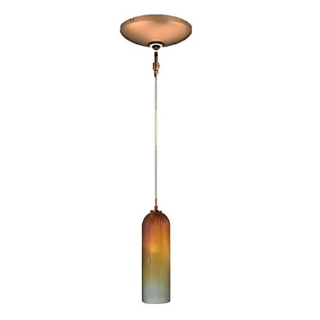 Jesco Lighting Kit-qap411-bzsmbz Glossy Cased Glass, Opal Matte - Bronze